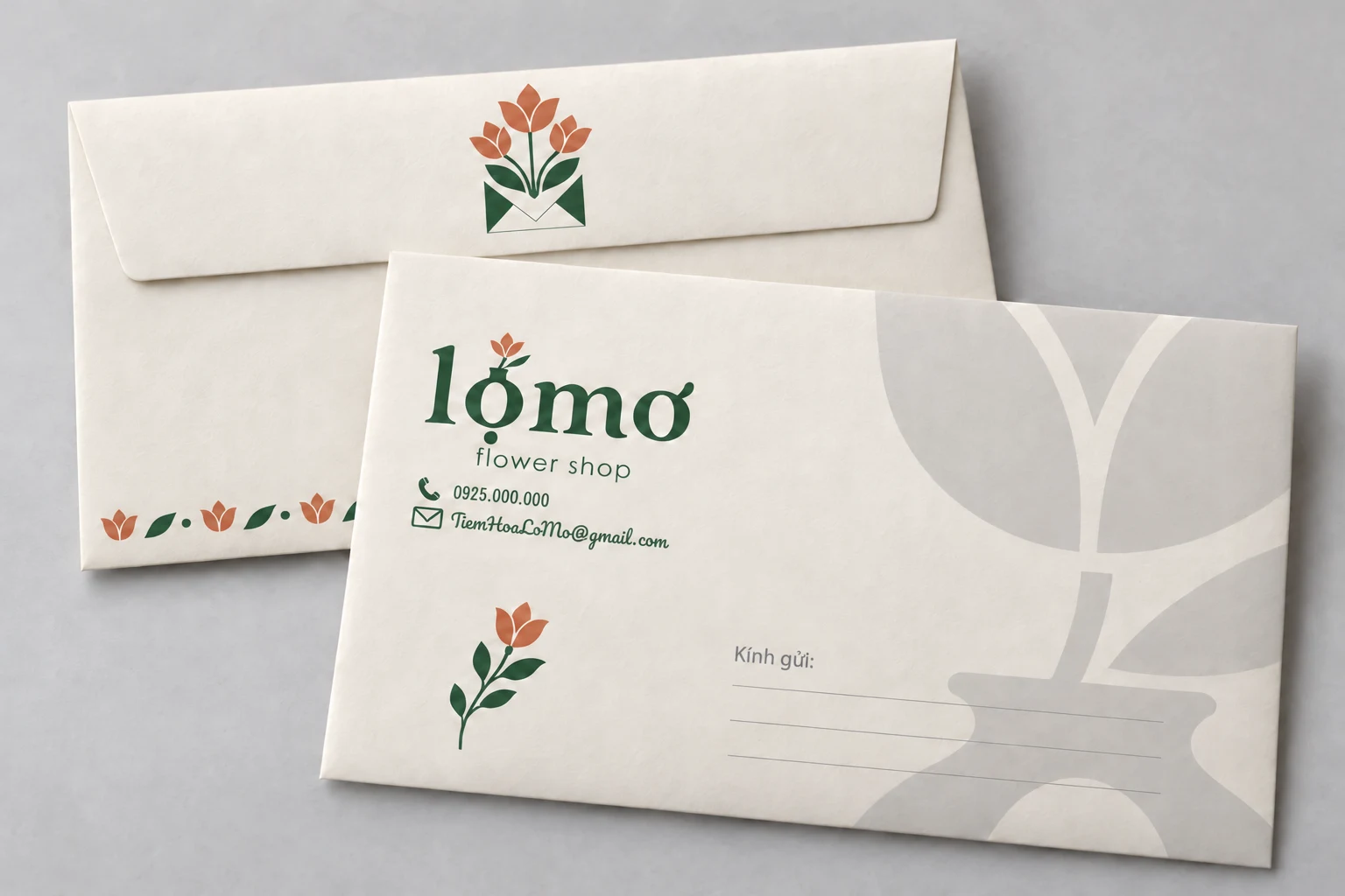 Phong thư C5 (Envelope) — Phối cảnh Mockup